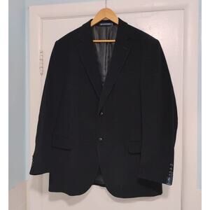 Dockers Sport Coat 44R Charcoal Gray Corduroy Wide Wale Blazer Jacket Casual